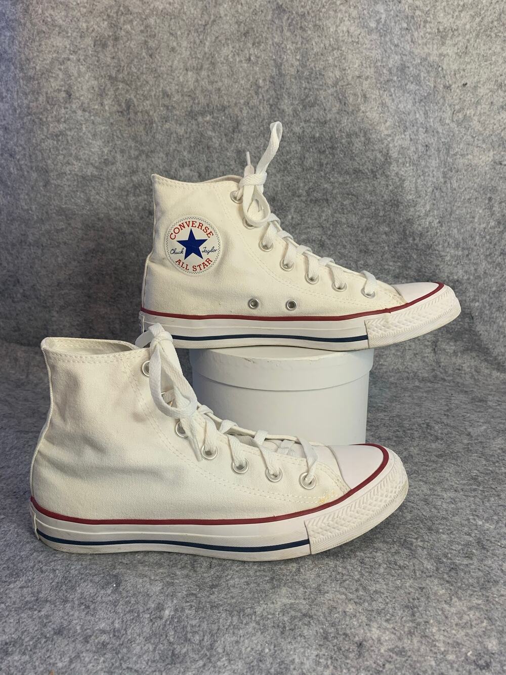Converse Chuck Taylor All Stars Canvas High Top Sneaker White M 5.5 W 7.5